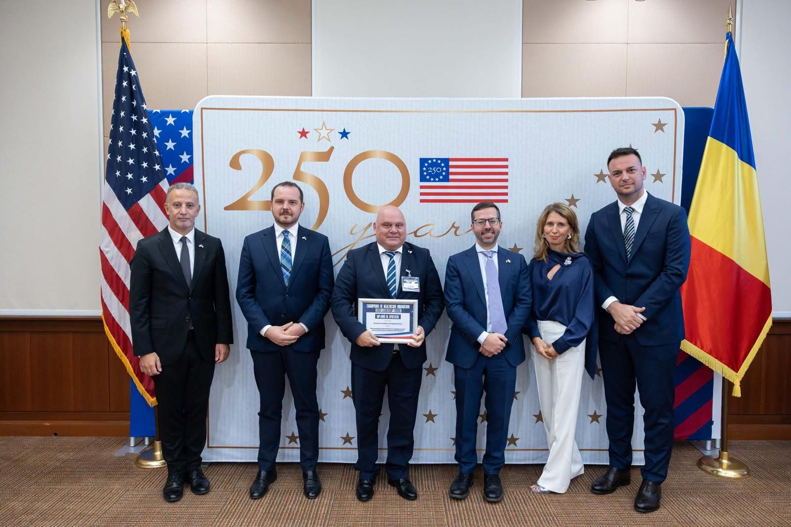 SJU Bacău, recunoscut pentru implicarea în dezvoltarea medicinei de laborator, la Ambasada SUA